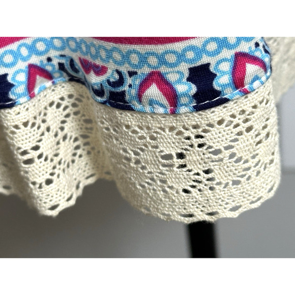 Paulnkc Women’s Blue & Cream Strappy Dress Size (S) - Picture 7 of 16